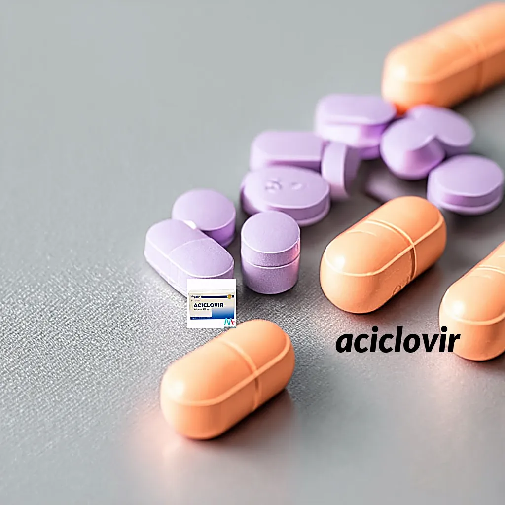 El aciclovir es de venta libre